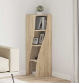 VidaXL Hoekkast Wit 32x32x102cm Bewerkt hout