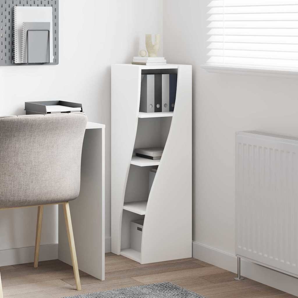 VidaXL Hoekkast Wit 32x32x102cm Bewerkt hout