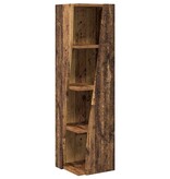 VidaXL Hoekkast Wit 27,5x27x102cm Bewerkt hout