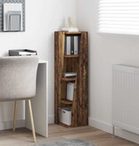 VidaXL Hoekkast Wit 27,5x27x102cm Bewerkt hout