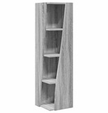 VidaXL Hoekkast Wit 27,5x27x102cm Bewerkt hout