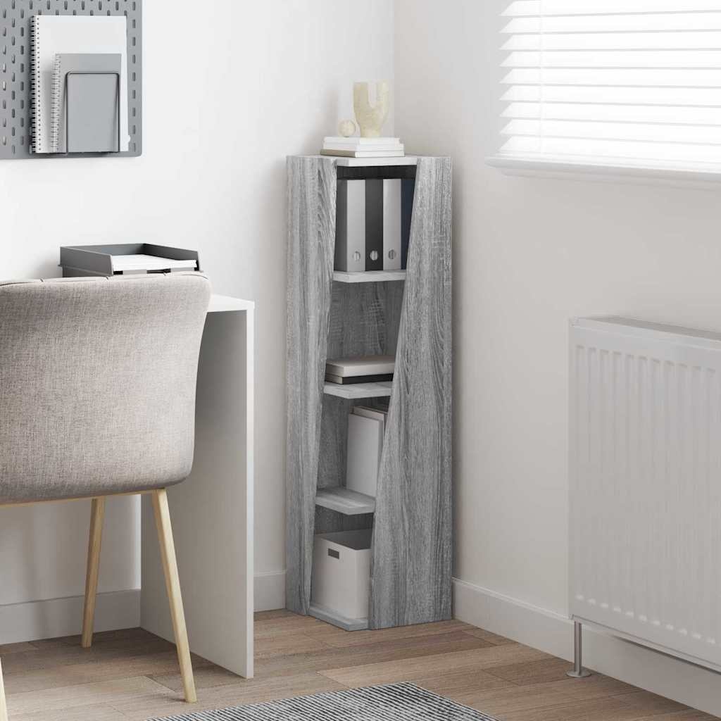 VidaXL Hoekkast Wit 27,5x27x102cm Bewerkt hout