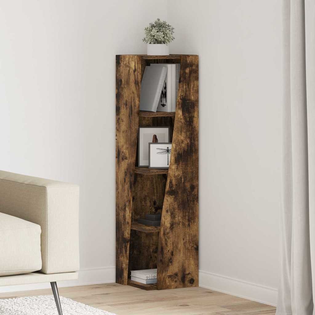 VidaXL Hoekkast Wit 27,5x27x102cm Bewerkt hout