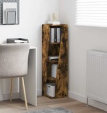 VidaXL Hoekkast Wit 27,5x27x102cm Bewerkt hout