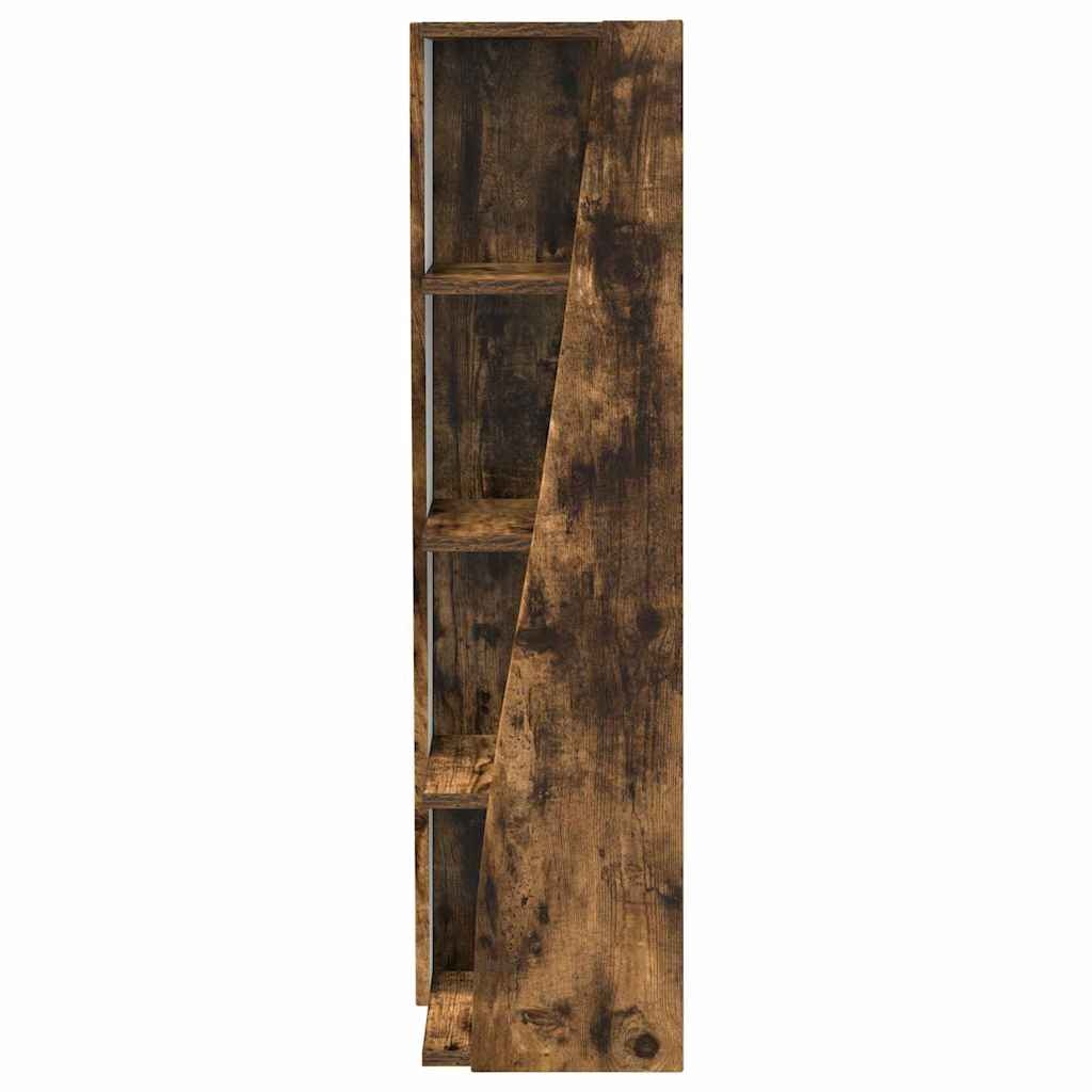 VidaXL Hoekkast Wit 27,5x27x102cm Bewerkt hout