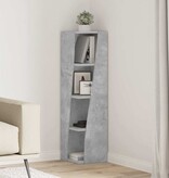 VidaXL Hoekkast Wit 27,5x27x102cm Bewerkt hout