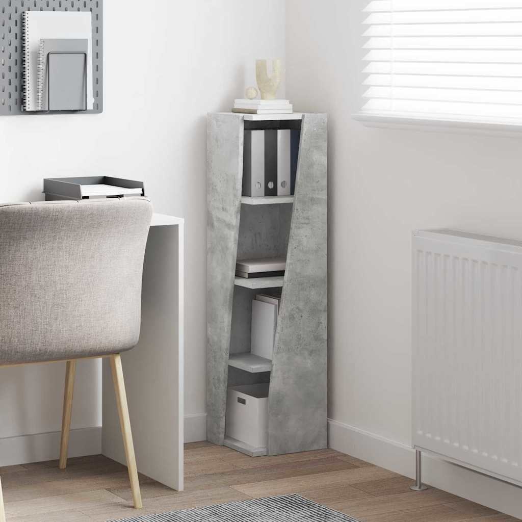 VidaXL Hoekkast Wit 27,5x27x102cm Bewerkt hout