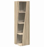 VidaXL Hoekkast Wit 27,5x27x102cm Bewerkt hout