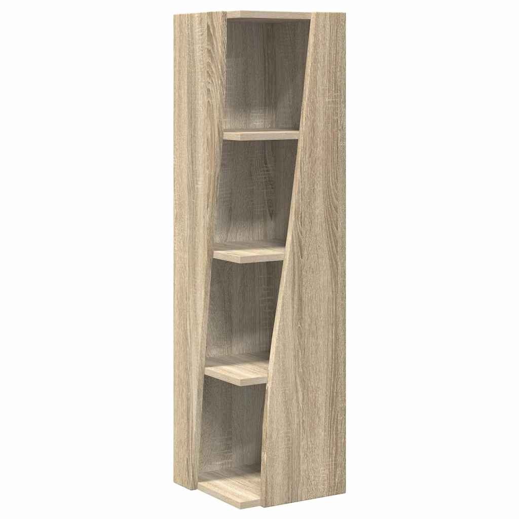 VidaXL Hoekkast Wit 27,5x27x102cm Bewerkt hout