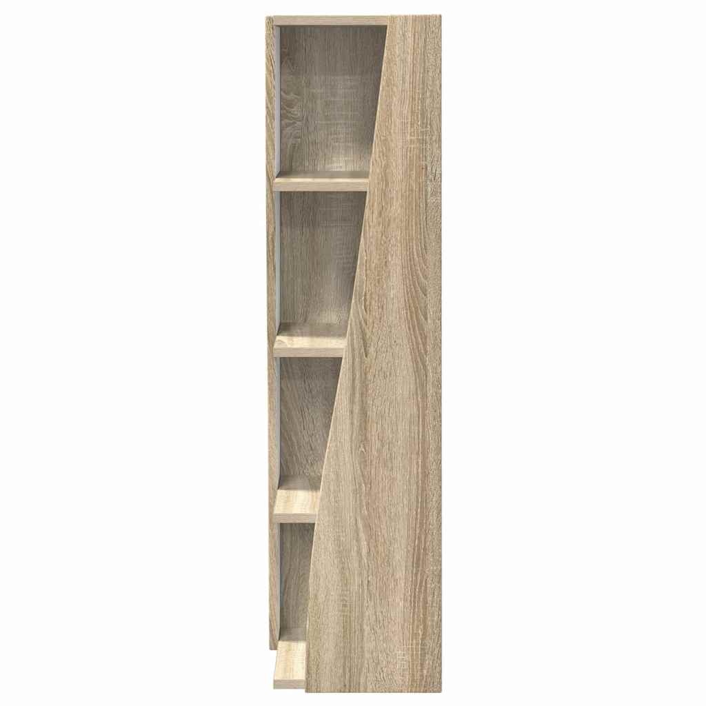 VidaXL Hoekkast Wit 27,5x27x102cm Bewerkt hout