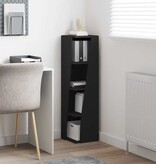 VidaXL Hoekkast Wit 27,5x27x102cm Bewerkt hout