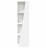 VidaXL Hoekkast Wit 27,5x27x102cm Bewerkt hout