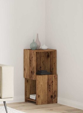 VidaXL Hoekkast Wit 30,5x30x65cm Bewerkt hout