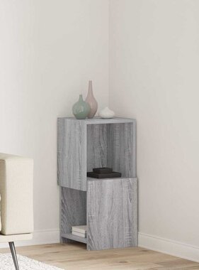 VidaXL Hoekkast Wit 30,5x30x65cm Bewerkt hout