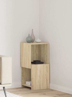 VidaXL Hoekkast Wit 30,5x30x65cm Bewerkt hout