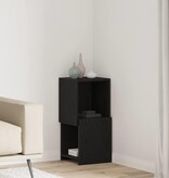 VidaXL Hoekkast Wit 30,5x30x65cm Bewerkt hout