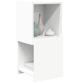 VidaXL Hoekkast Wit 30,5x30x65cm Bewerkt hout