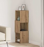 VidaXL Hoekkast Wit 30,5x30x95cm Bewerkt hout