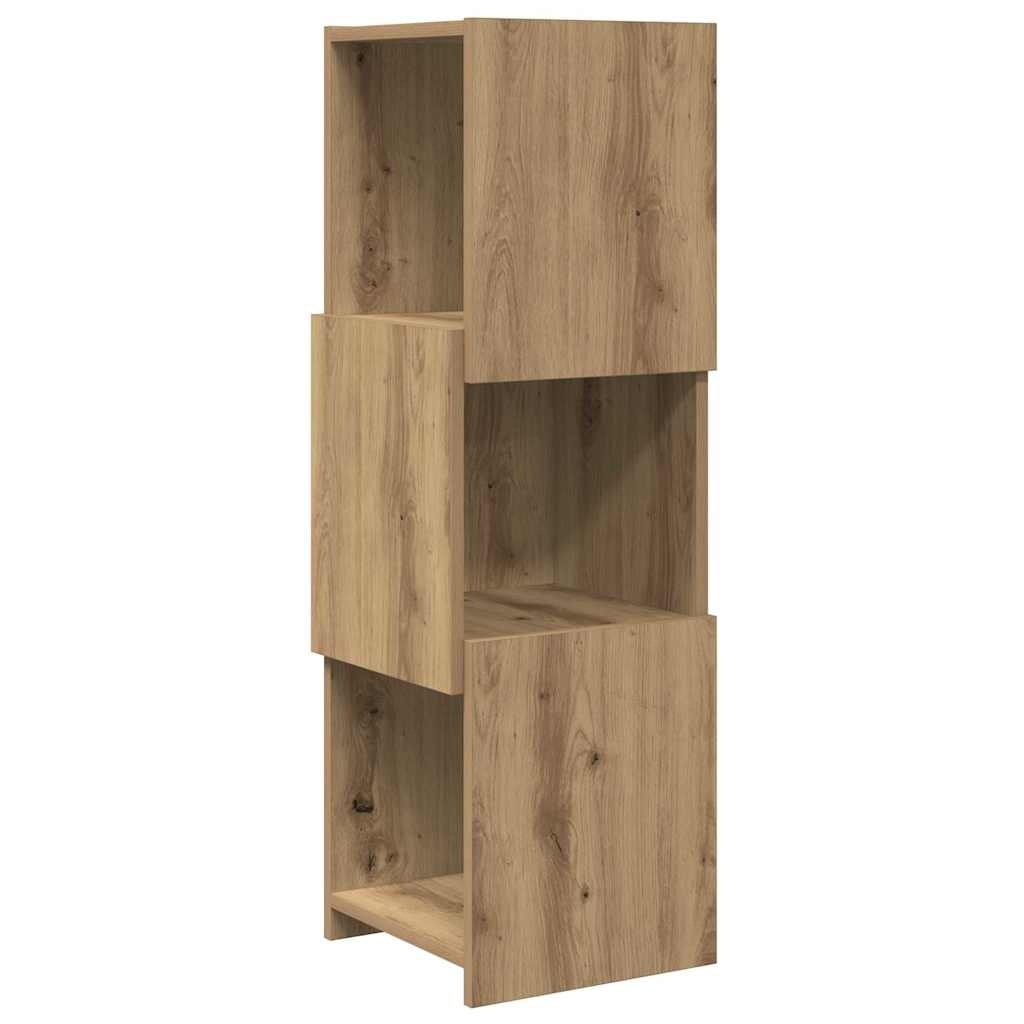 VidaXL Hoekkast Wit 30,5x30x95cm Bewerkt hout