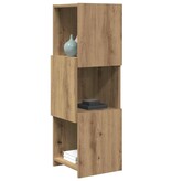 VidaXL Hoekkast Wit 30,5x30x95cm Bewerkt hout