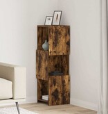 VidaXL Hoekkast Wit 30,5x30x95cm Bewerkt hout