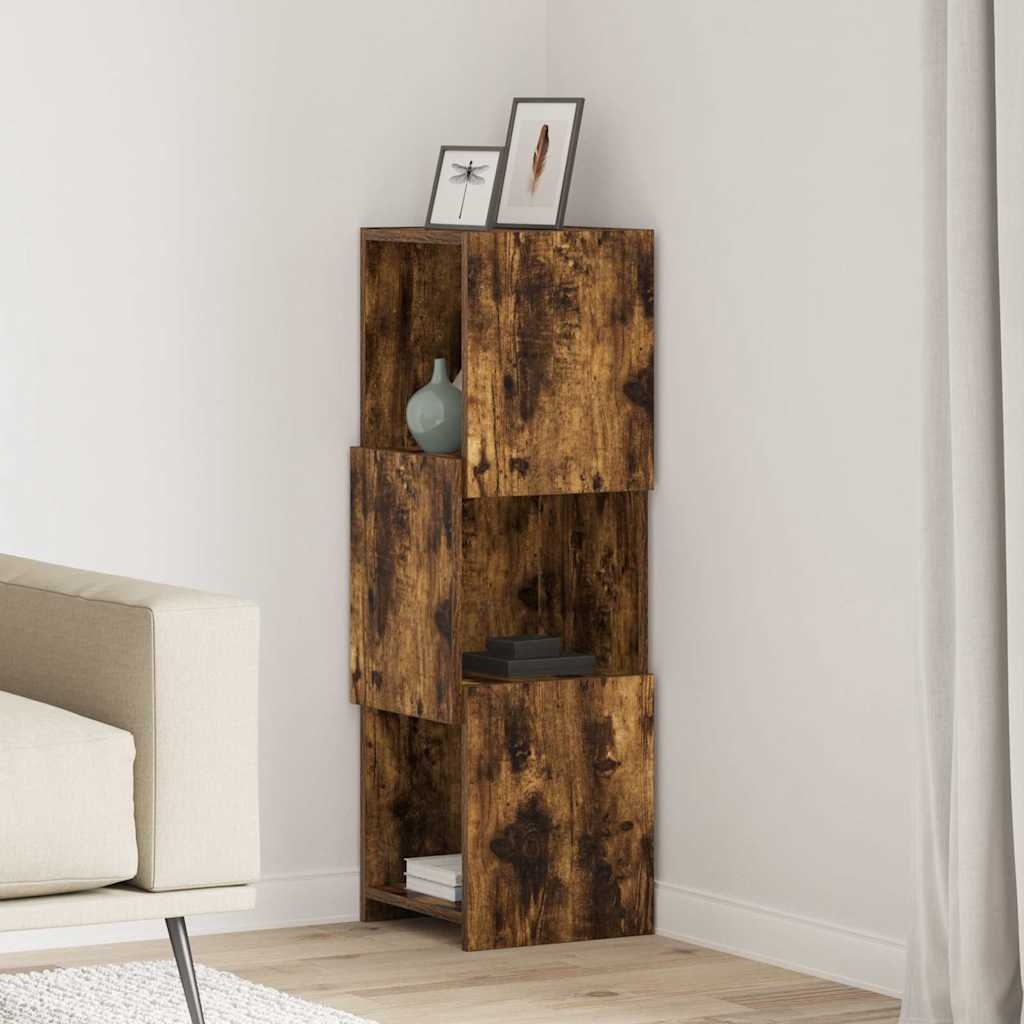 VidaXL Hoekkast Wit 30,5x30x95cm Bewerkt hout