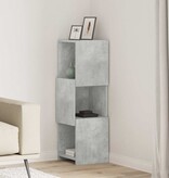 VidaXL Hoekkast Wit 30,5x30x95cm Bewerkt hout