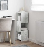 VidaXL Hoekkast Wit 30,5x30x95cm Bewerkt hout