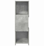 VidaXL Hoekkast Wit 30,5x30x95cm Bewerkt hout