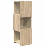 VidaXL Hoekkast Wit 30,5x30x95cm Bewerkt hout