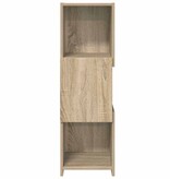 VidaXL Hoekkast Wit 30,5x30x95cm Bewerkt hout