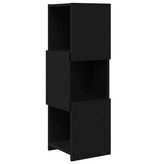 VidaXL Hoekkast Wit 30,5x30x95cm Bewerkt hout