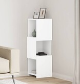VidaXL Hoekkast Wit 30,5x30x95cm Bewerkt hout