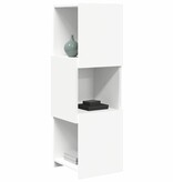 VidaXL Hoekkast Wit 30,5x30x95cm Bewerkt hout