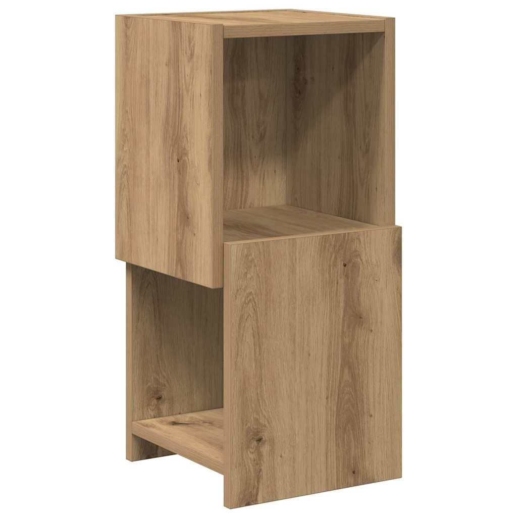 VidaXL Hoekkast Wit 25,5x25x55cm Bewerkt hout