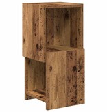 VidaXL Hoekkast Wit 25,5x25x55cm Bewerkt hout