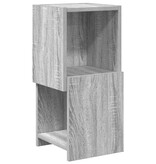 VidaXL Hoekkast Wit 25,5x25x55cm Bewerkt hout