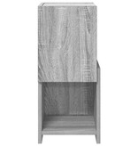 VidaXL Hoekkast Wit 25,5x25x55cm Bewerkt hout