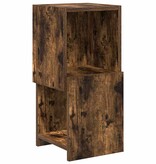 VidaXL Hoekkast Wit 25,5x25x55cm Bewerkt hout