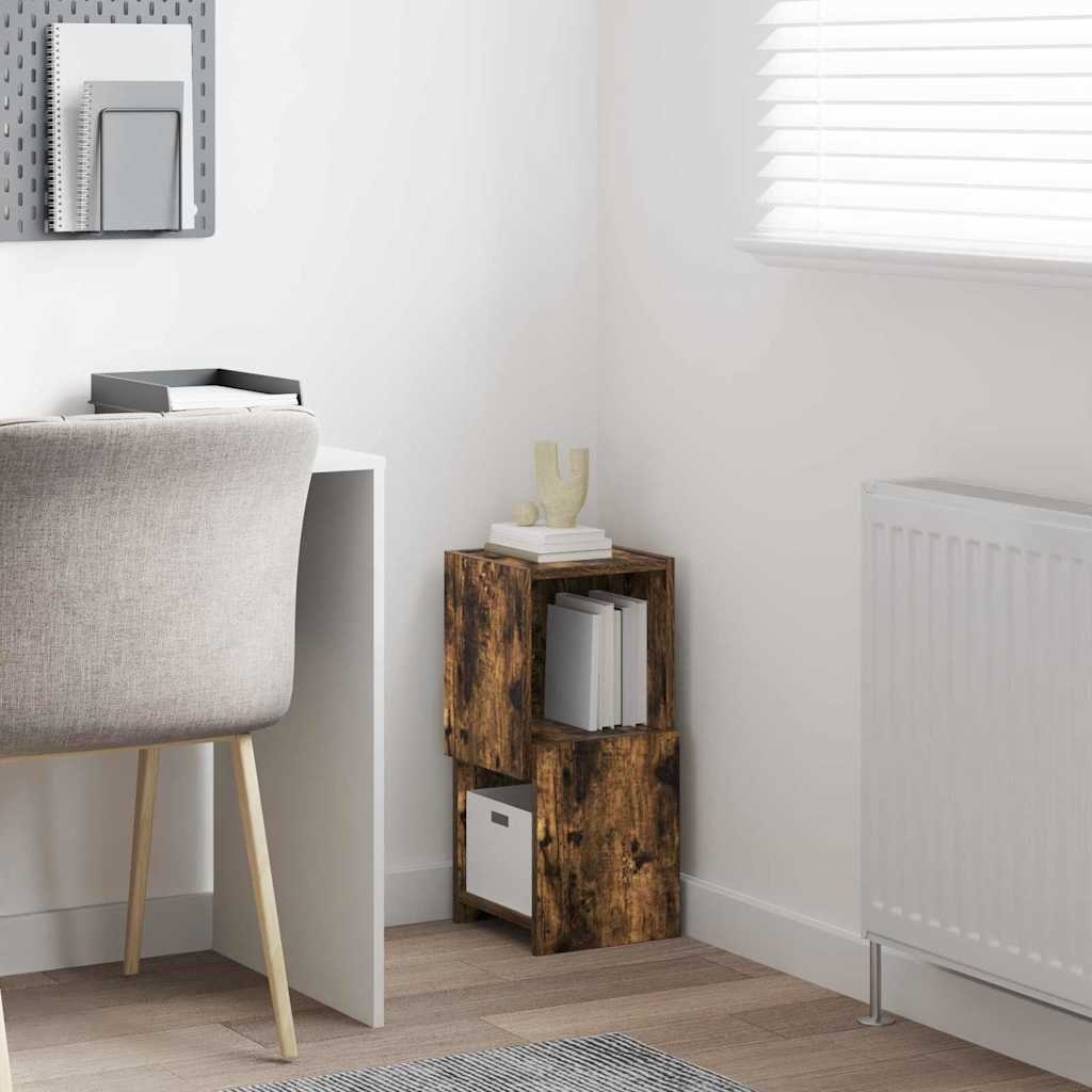 VidaXL Hoekkast Wit 25,5x25x55cm Bewerkt hout