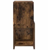 VidaXL Hoekkast Wit 25,5x25x55cm Bewerkt hout