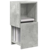 VidaXL Hoekkast Wit 25,5x25x55cm Bewerkt hout