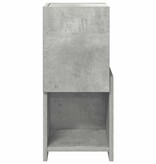 VidaXL Hoekkast Wit 25,5x25x55cm Bewerkt hout