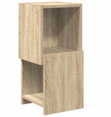 VidaXL Hoekkast Wit 25,5x25x55cm Bewerkt hout