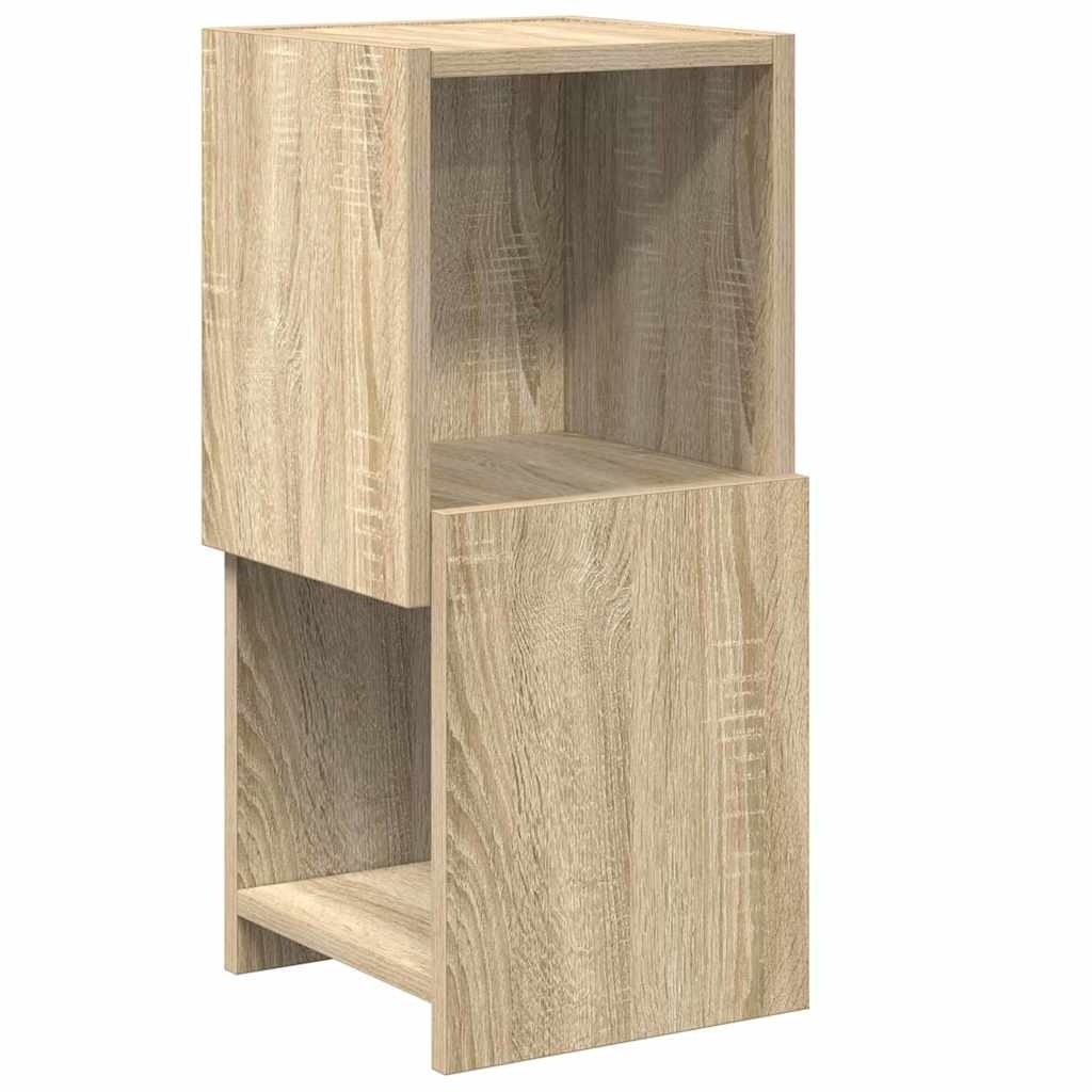 VidaXL Hoekkast Wit 25,5x25x55cm Bewerkt hout