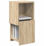 VidaXL Hoekkast Wit 25,5x25x55cm Bewerkt hout