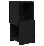 VidaXL Hoekkast Wit 25,5x25x55cm Bewerkt hout