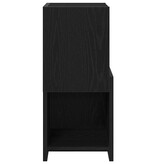 VidaXL Hoekkast Wit 25,5x25x55cm Bewerkt hout