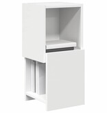 VidaXL Hoekkast Wit 25,5x25x55cm Bewerkt hout