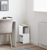 VidaXL Hoekkast Wit 25,5x25x55cm Bewerkt hout